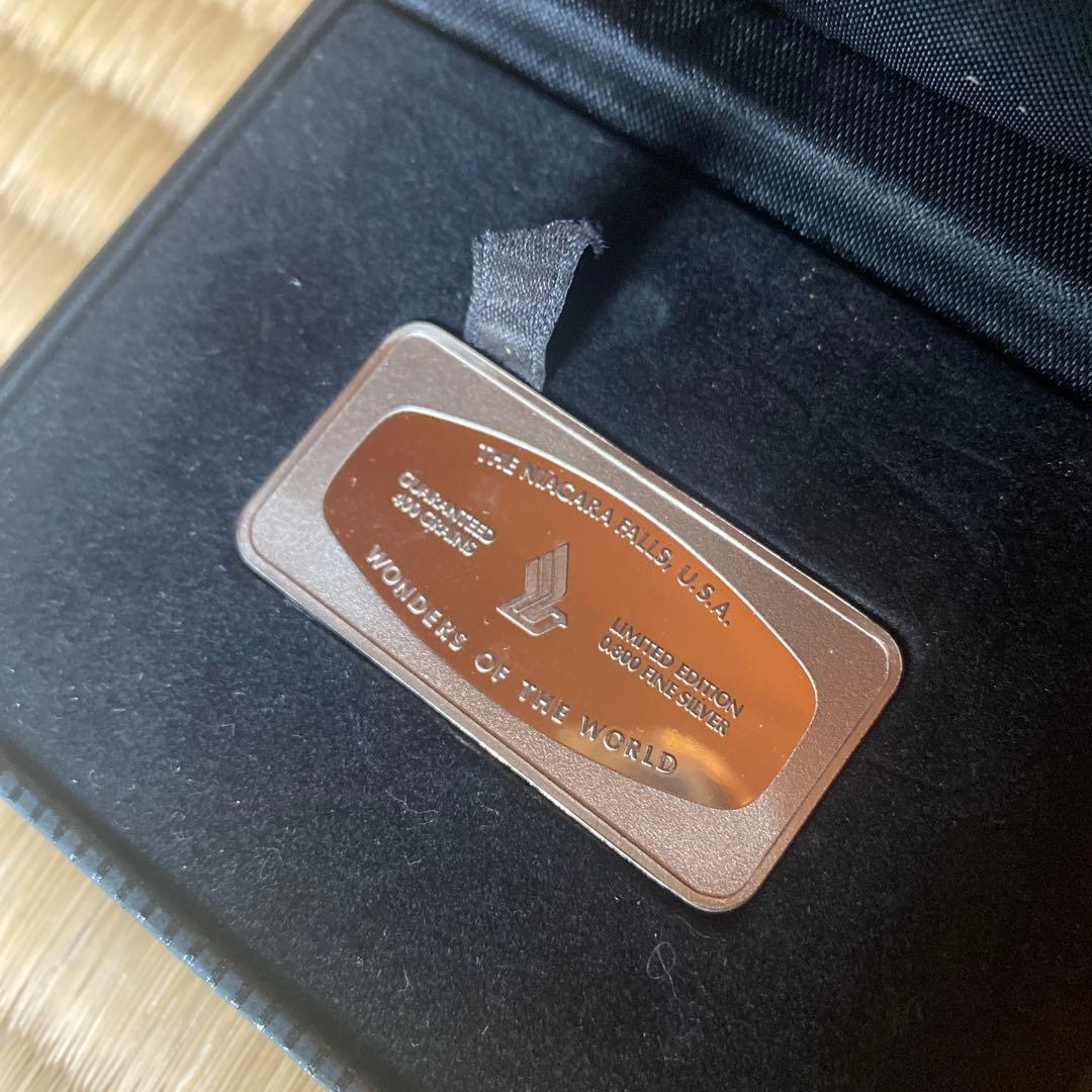 観光地　記念シルバーバー　記念メダル　銀