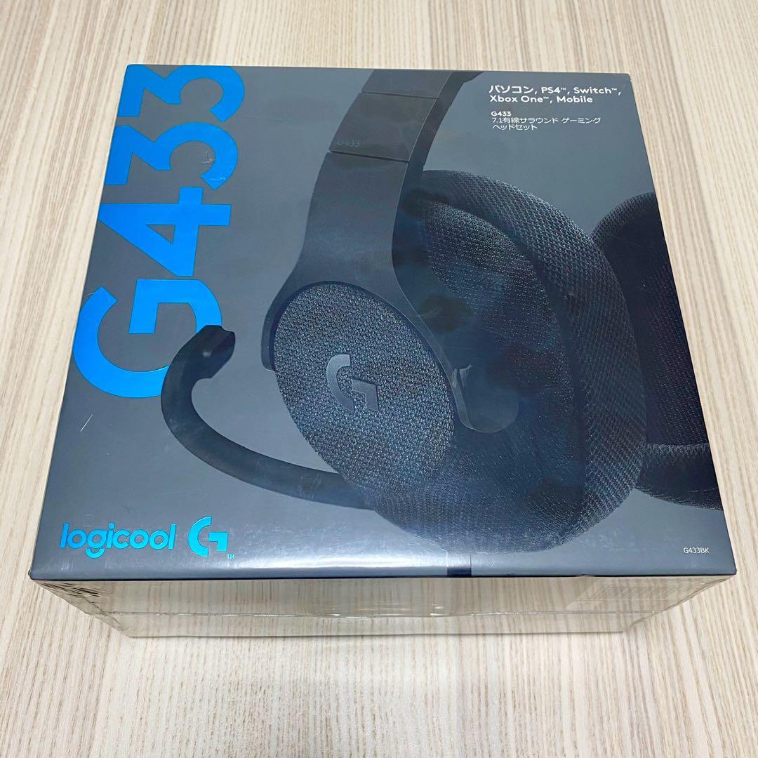 【未開封】ロジクール ゲーミングヘッドフォン G433 Logicool BK