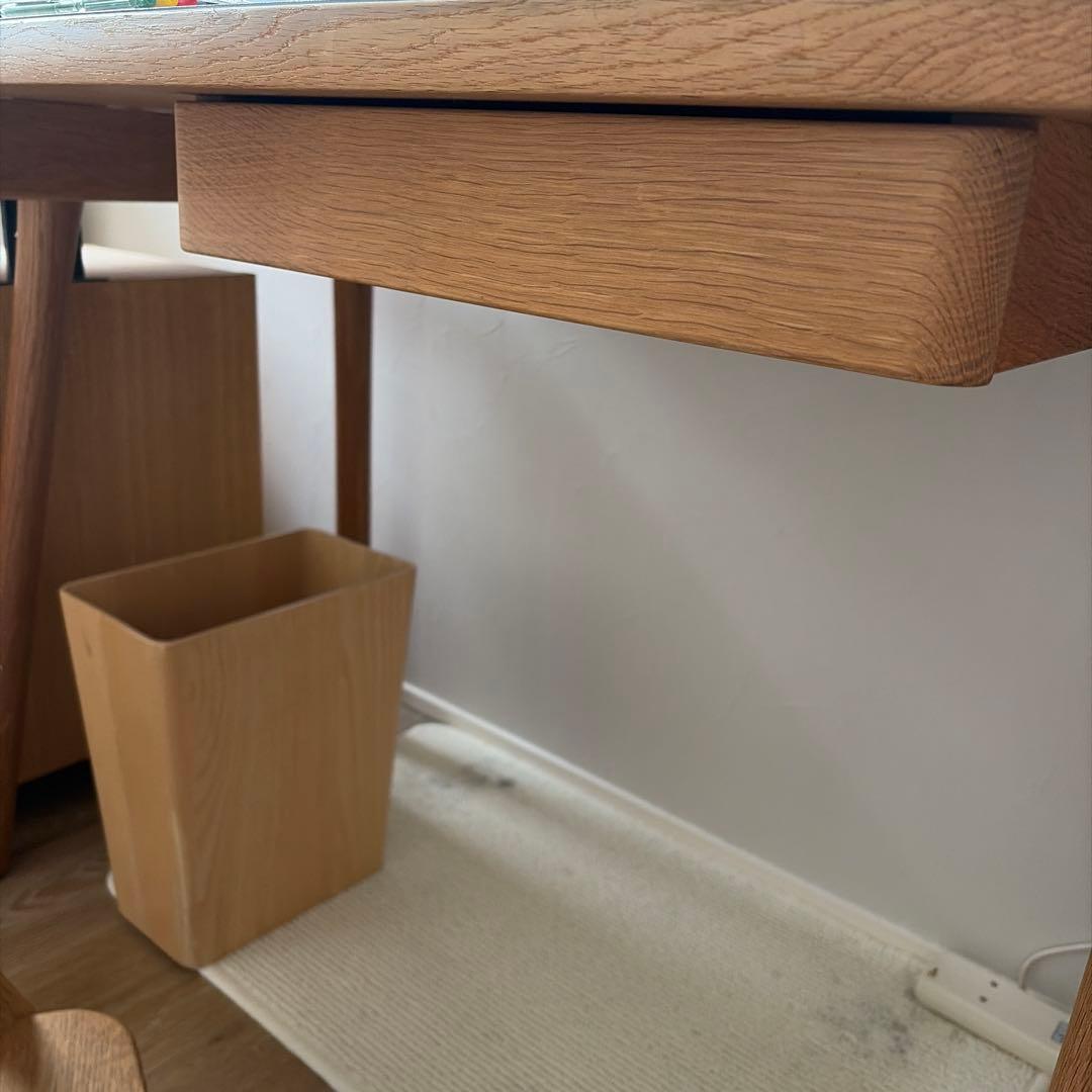 美品 飛騨産業 学習机(作業・仕事机)椅子、棚セット