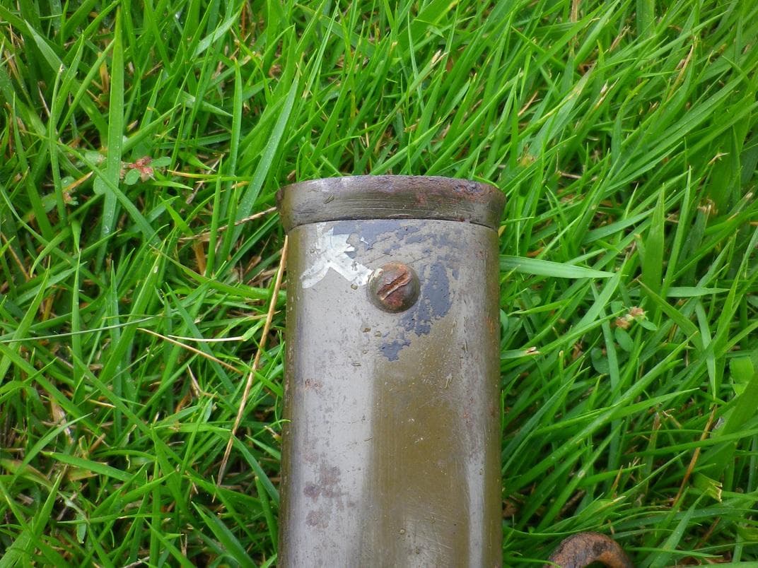 九五式軍刀の鞘　中期型（サイド駐爪タイプ）　当時物　状態良好