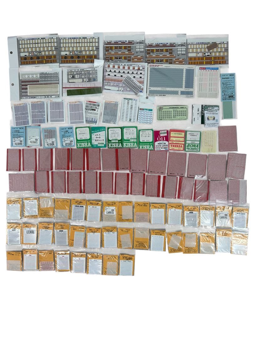 Nゲージ 【パーツ まとめ売り 102枚シート】