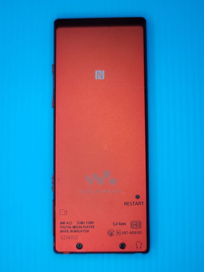 【Hi-Res】SONY WALKMAN NW-A25（R）シナバーレッド