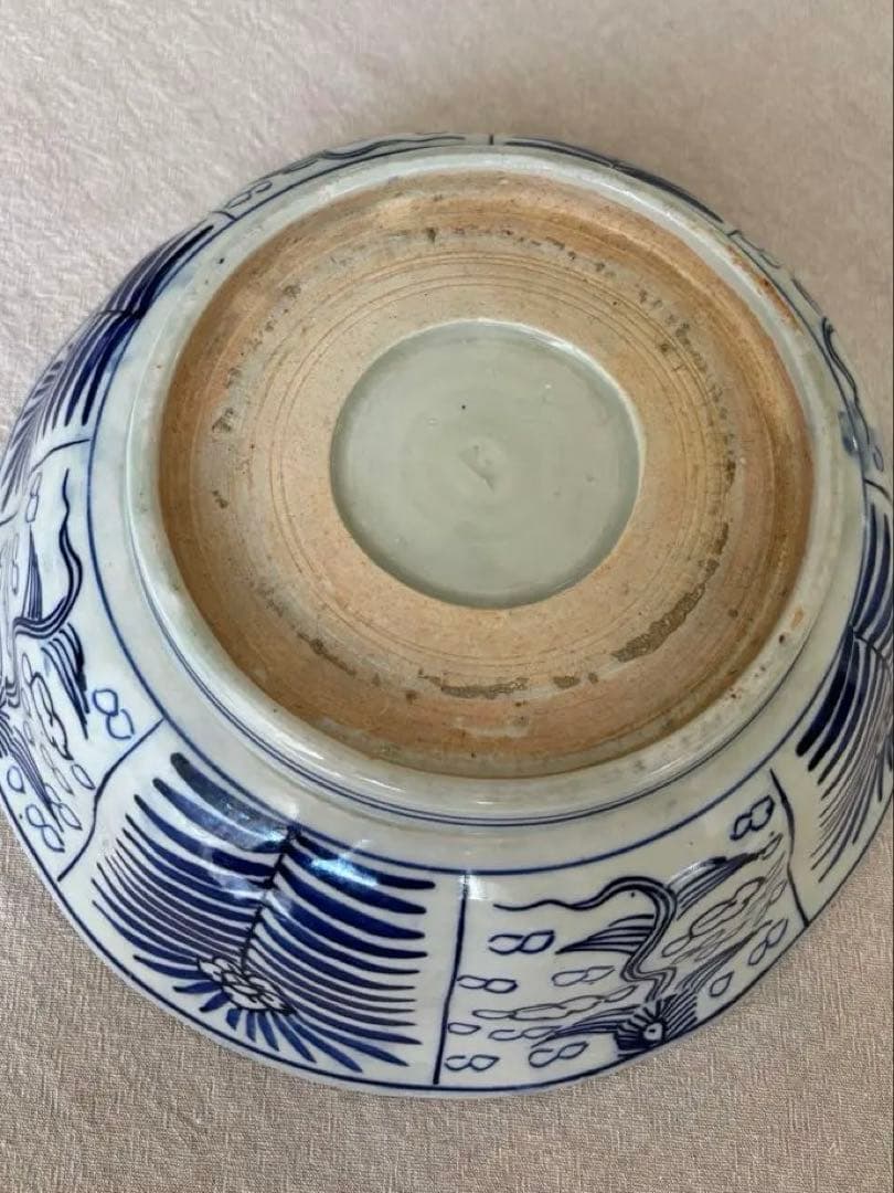 染め付け大鉢　骨董