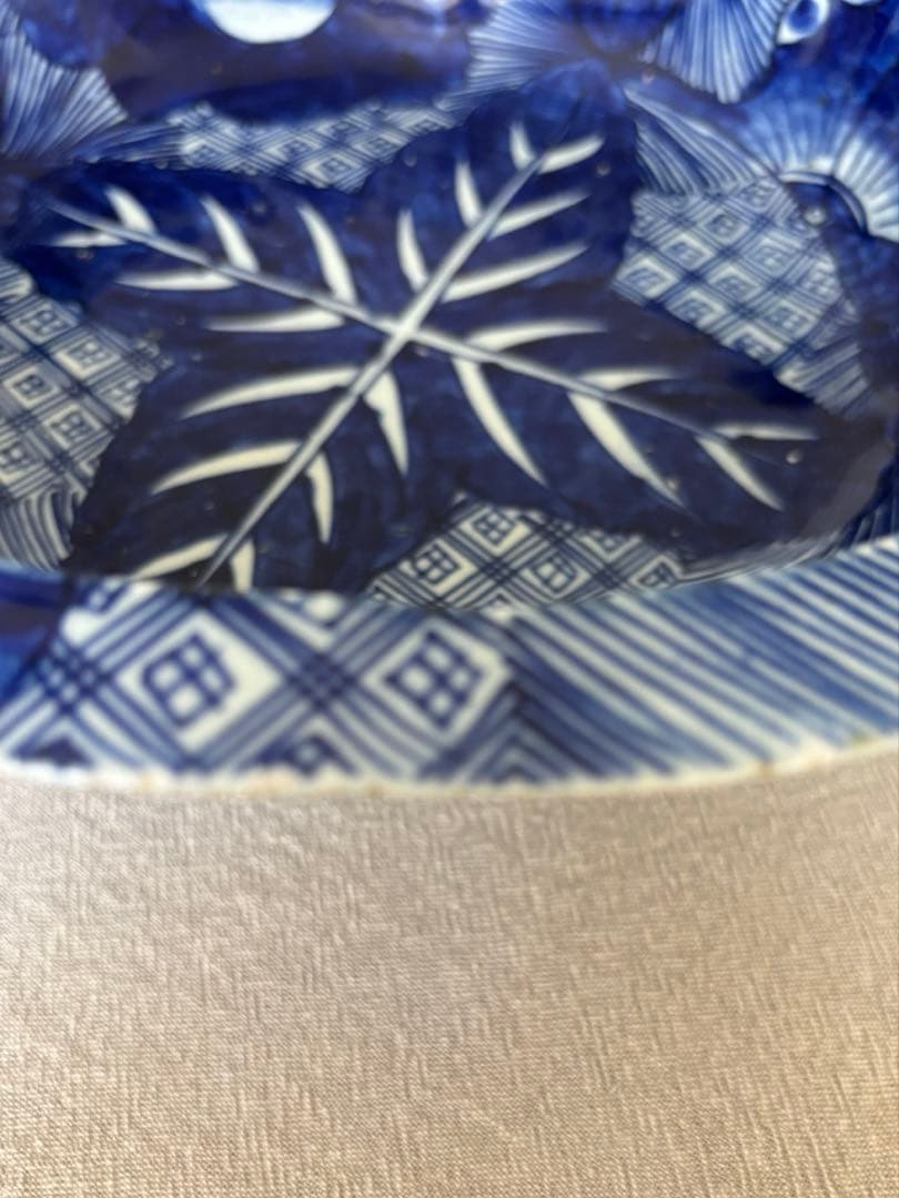 染め付け大鉢　骨董