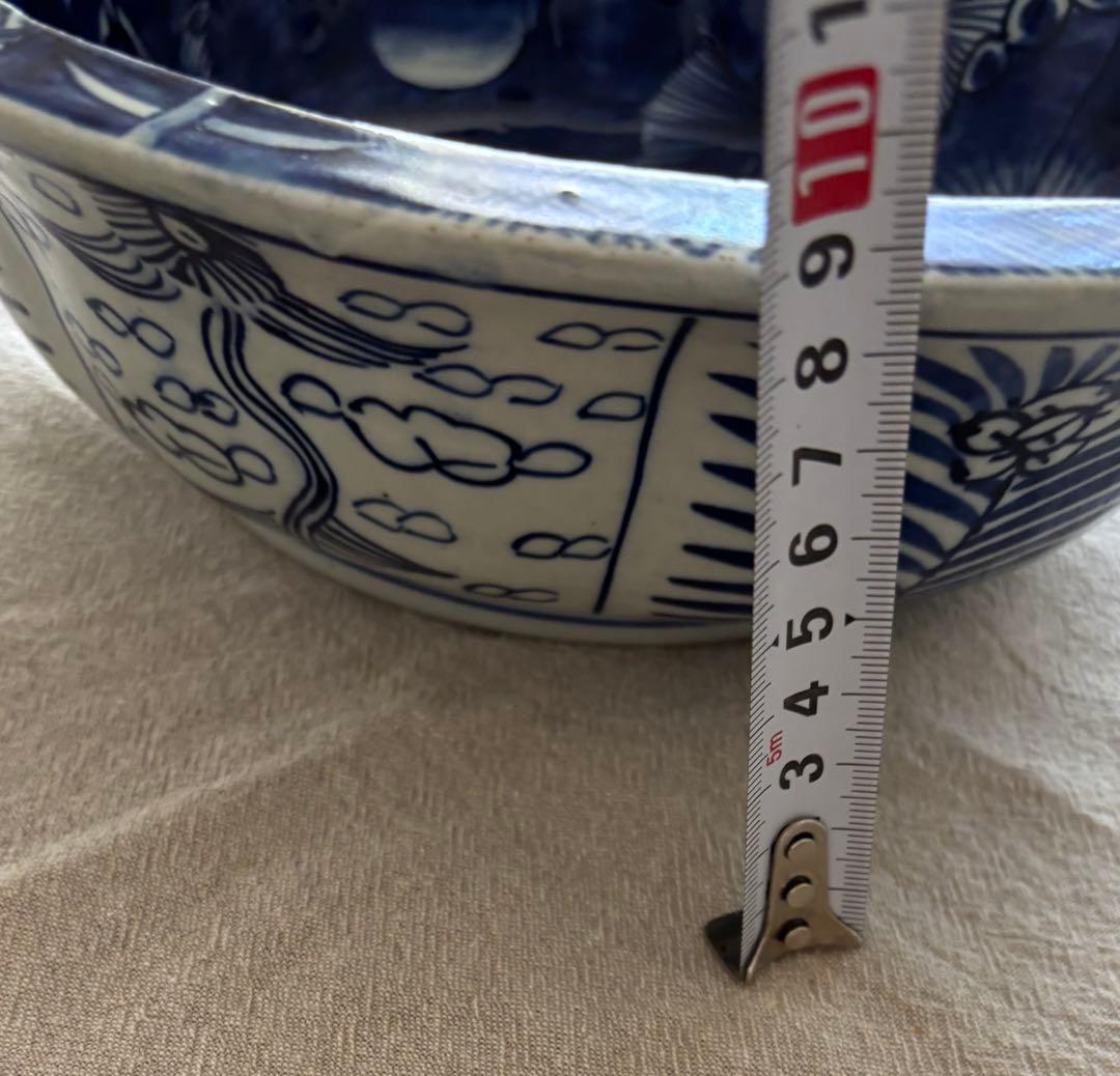 染め付け大鉢　骨董