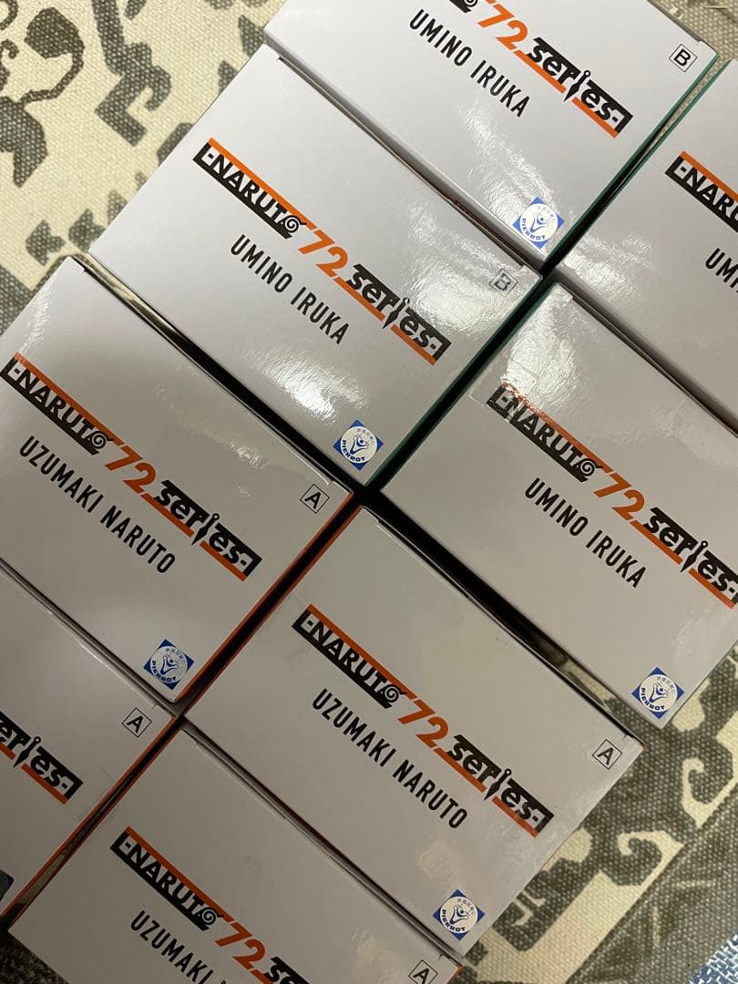 -NARUTO 72 series-16 うずまきナルト&うみのイルカ 8個