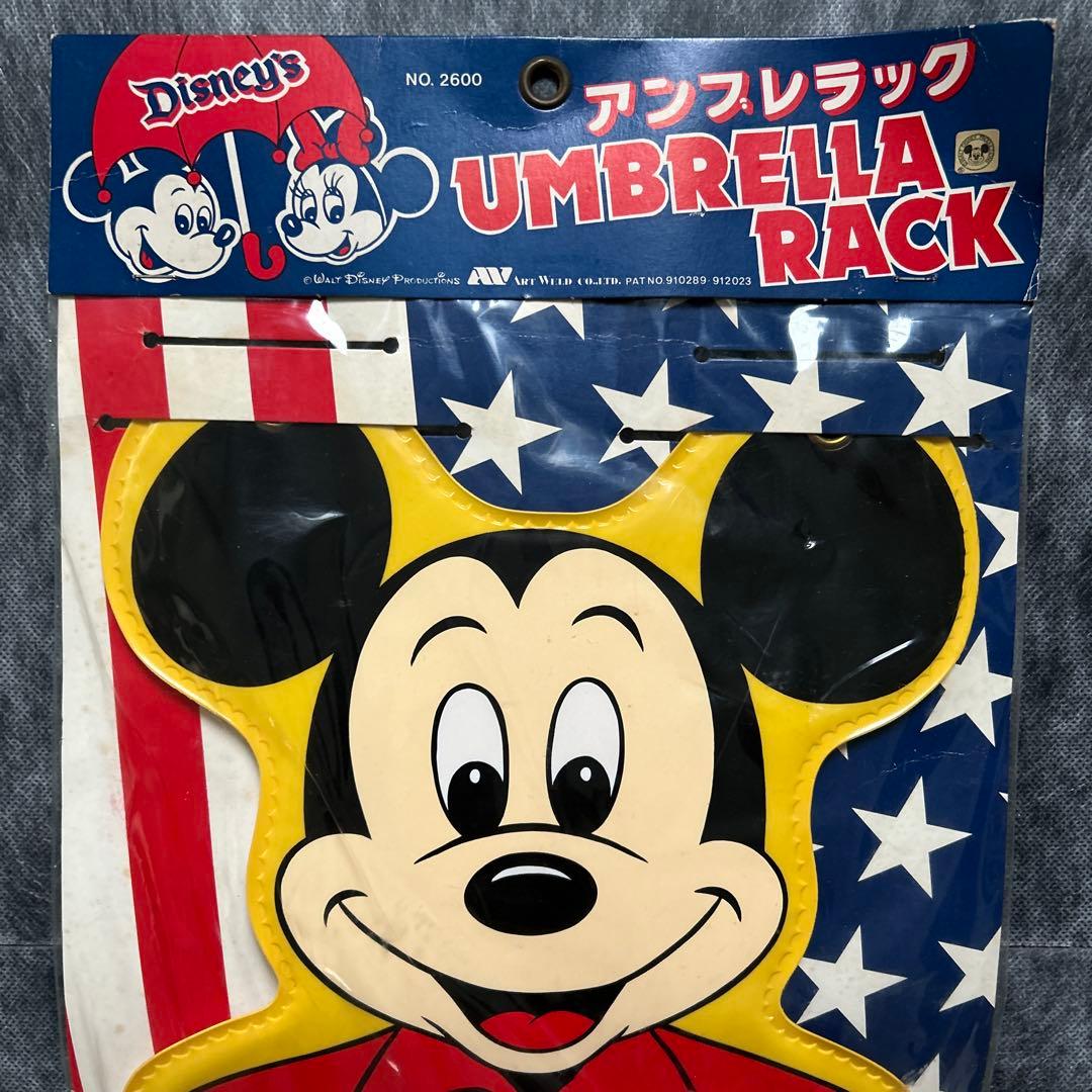 80s希少 当時物 ヴィンテージ ディズニー ミッキー アンブレラック（傘立て）