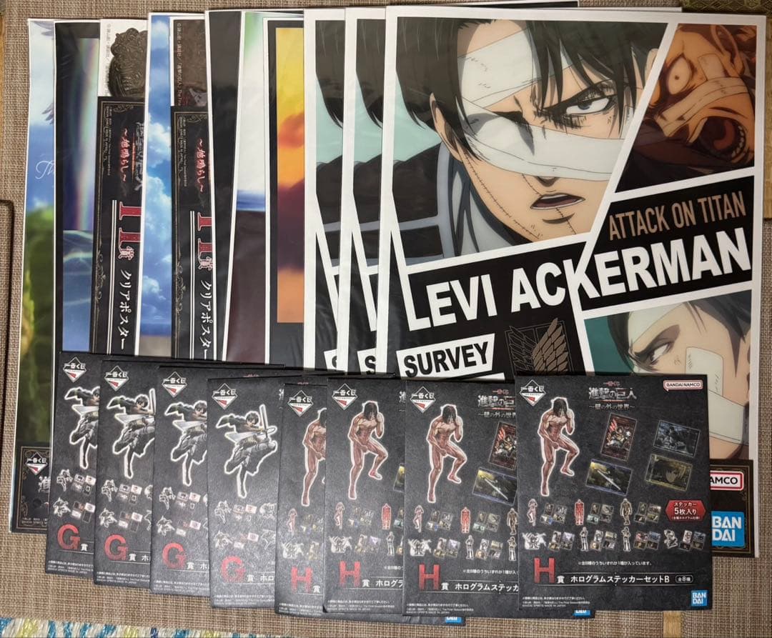 一番くじ　進撃の巨人　フィギュアコンプ