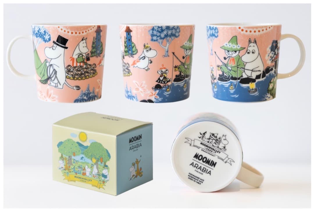 ムーミンバレーパーク限定　アラビアマグカップ２０２６〔新品未使用〕6点セット