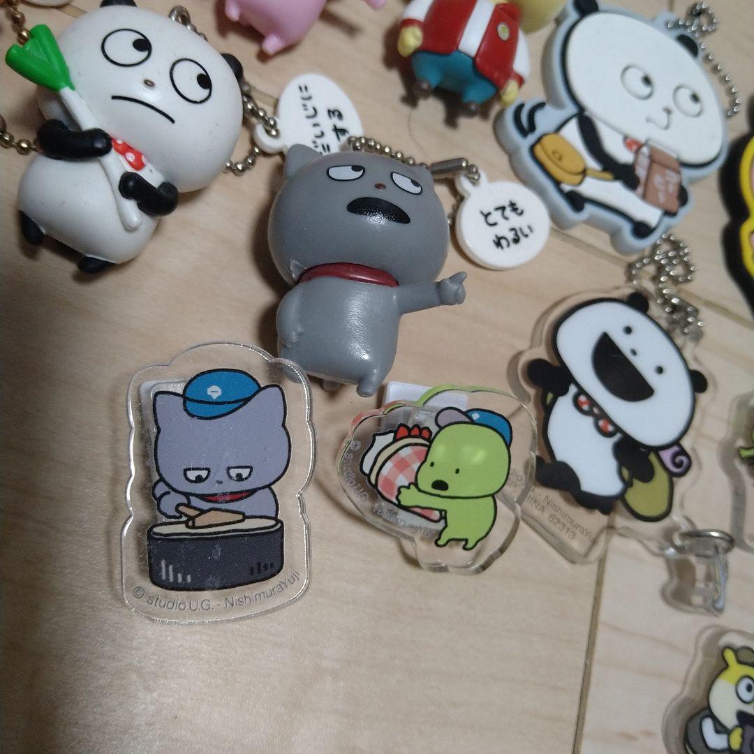 にしむらゆうじ　ごきげんぱんだ　こねずみ　ラブラビット　フィギュア　キーホルダー