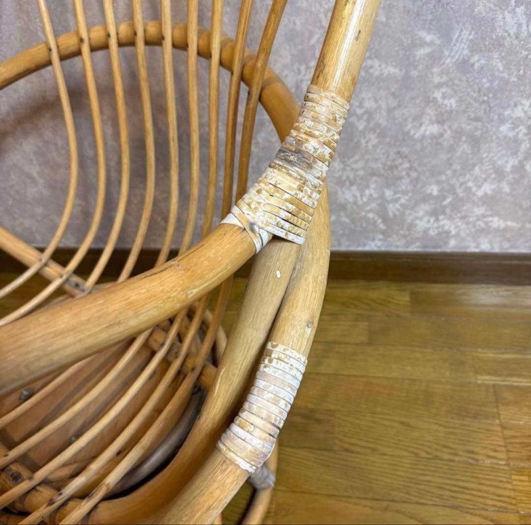 ラタン アームチェア アンティーク 平成レトロ 昭和レトロ 家具 椅子