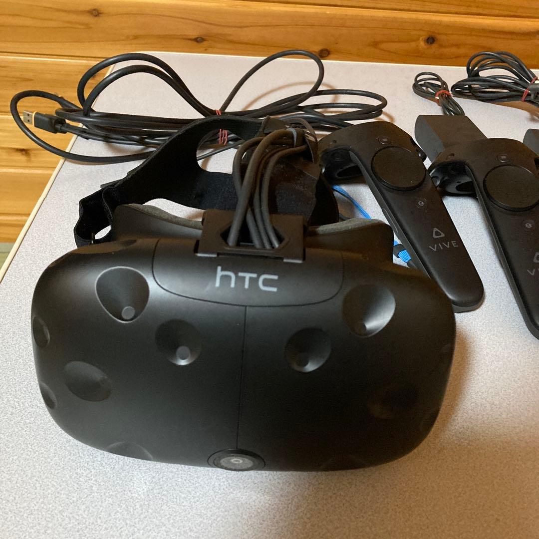 HTC Vive VRヘッドセット コントローラー付き　動作未確認