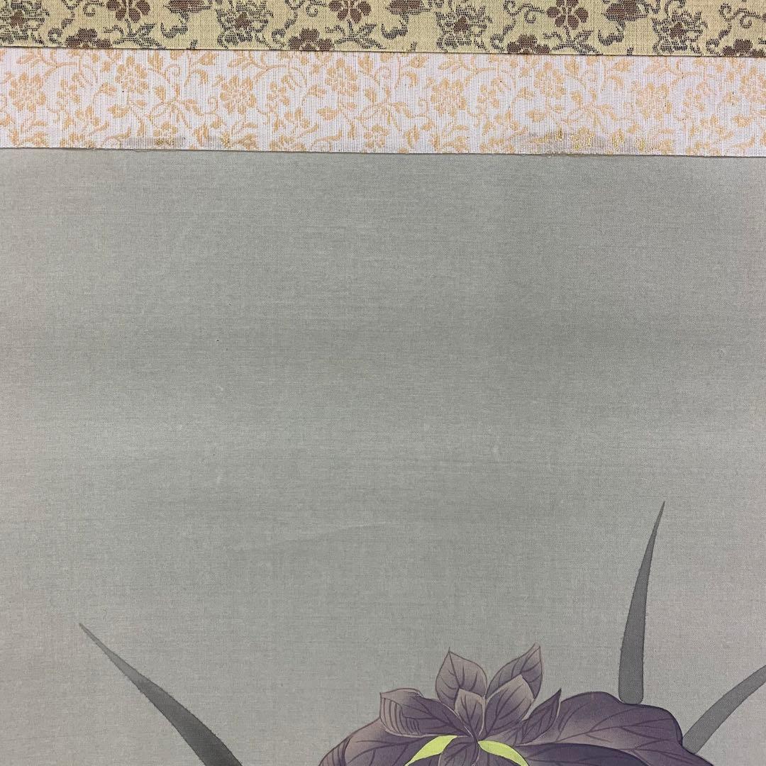 掛軸 瞽堂 菖蒲