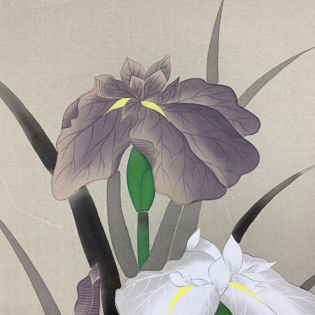 掛軸 瞽堂 菖蒲