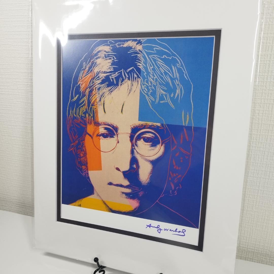 アンディ・ウォーホル ジョン・レノン リトグラフ 限定 絵画 サイン入 eq93
