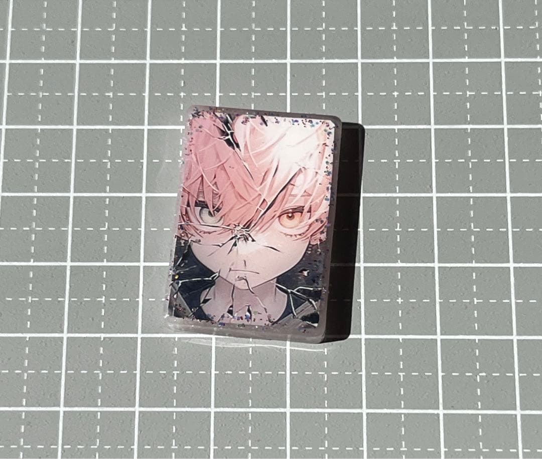 感謝価格(ㅅ´꒳` )ガラスのハート少年  レジンヘアゴム