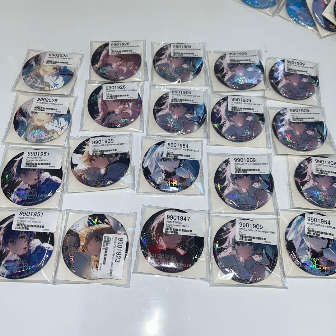 【未開封】プロセカ asteroid/ZOZOコラボ/缶バッジまとめ売り 特典付