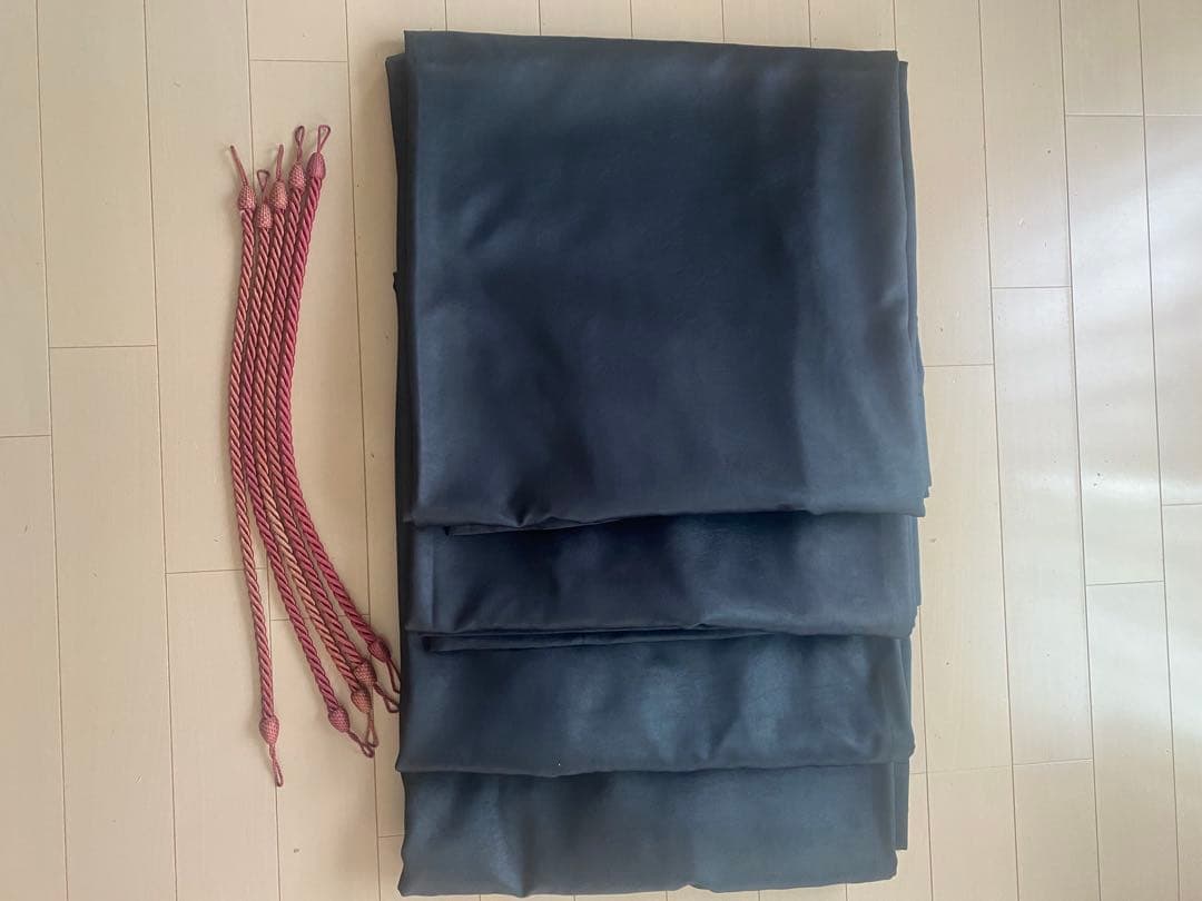 カーテンDo! 黒白ドレープカーテン