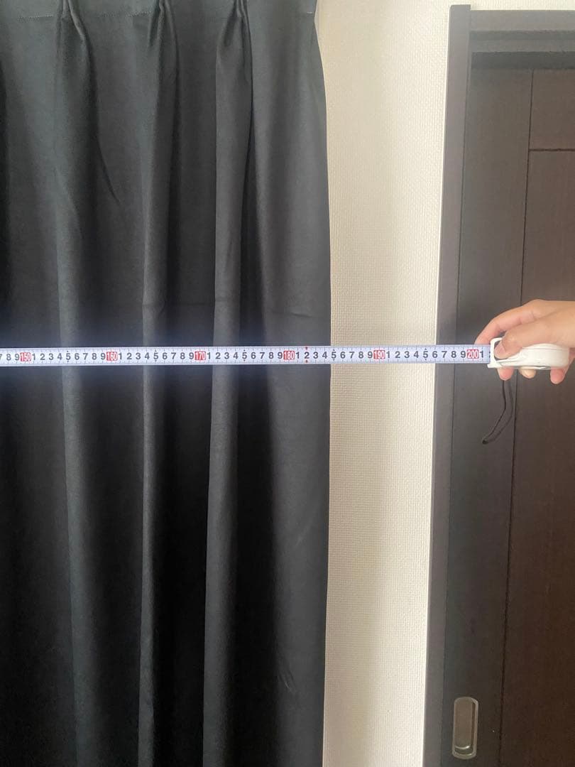 カーテンDo! 黒白ドレープカーテン