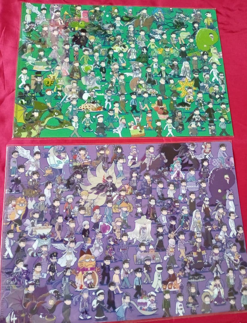 おそ松さんのへそくりウォーズ クリアファイル 6つ子セット