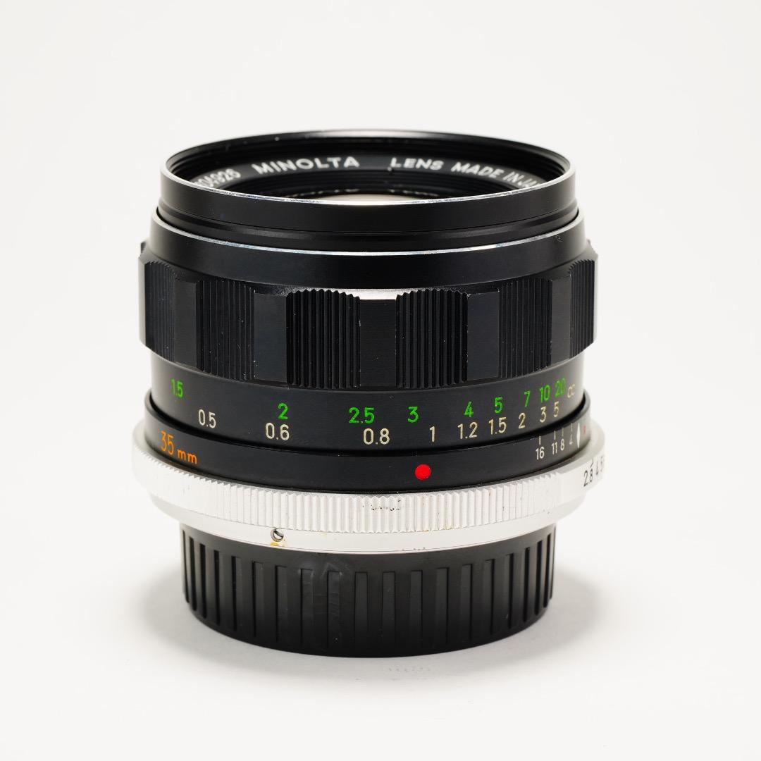 【極美品】ミノルタ MC W.ROKKOR-HG 35mm F2.8 926