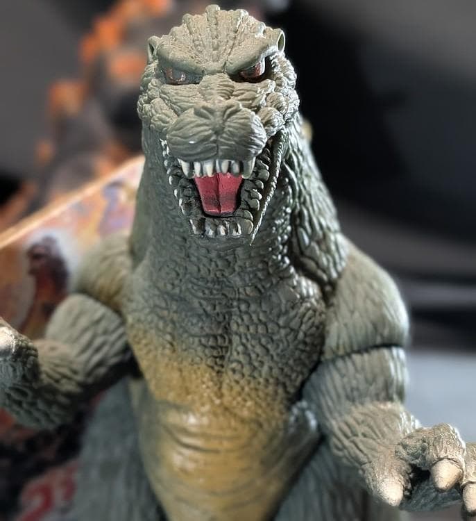 バーニングゴジラ＆ゴジラジュニア（バンダイ）タグ付ソフビフィギュア２体セット