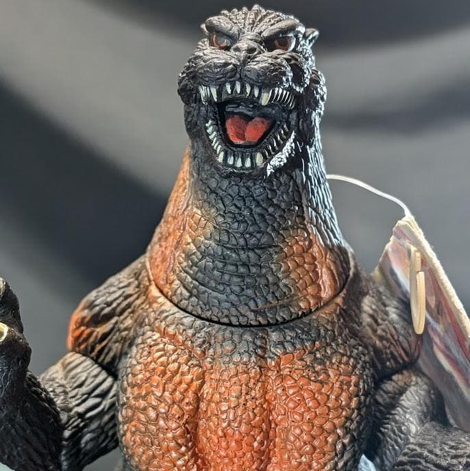 バーニングゴジラ＆ゴジラジュニア（バンダイ）タグ付ソフビフィギュア２体セット