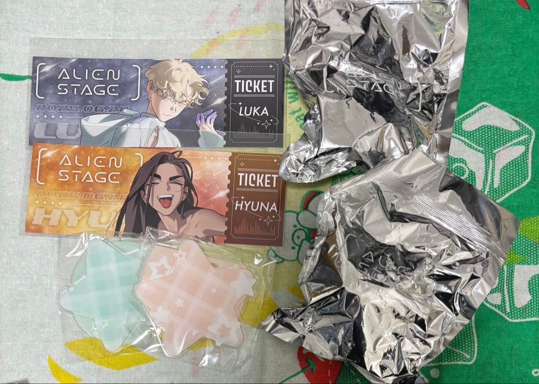 エイリアンステージ ルカ ヒョナ グッズセット