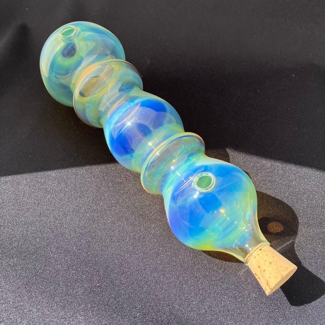 Xodas 元祖　ガラスインセンスバ-ナ- 置き型　お香付　ボロシリケイトガラス