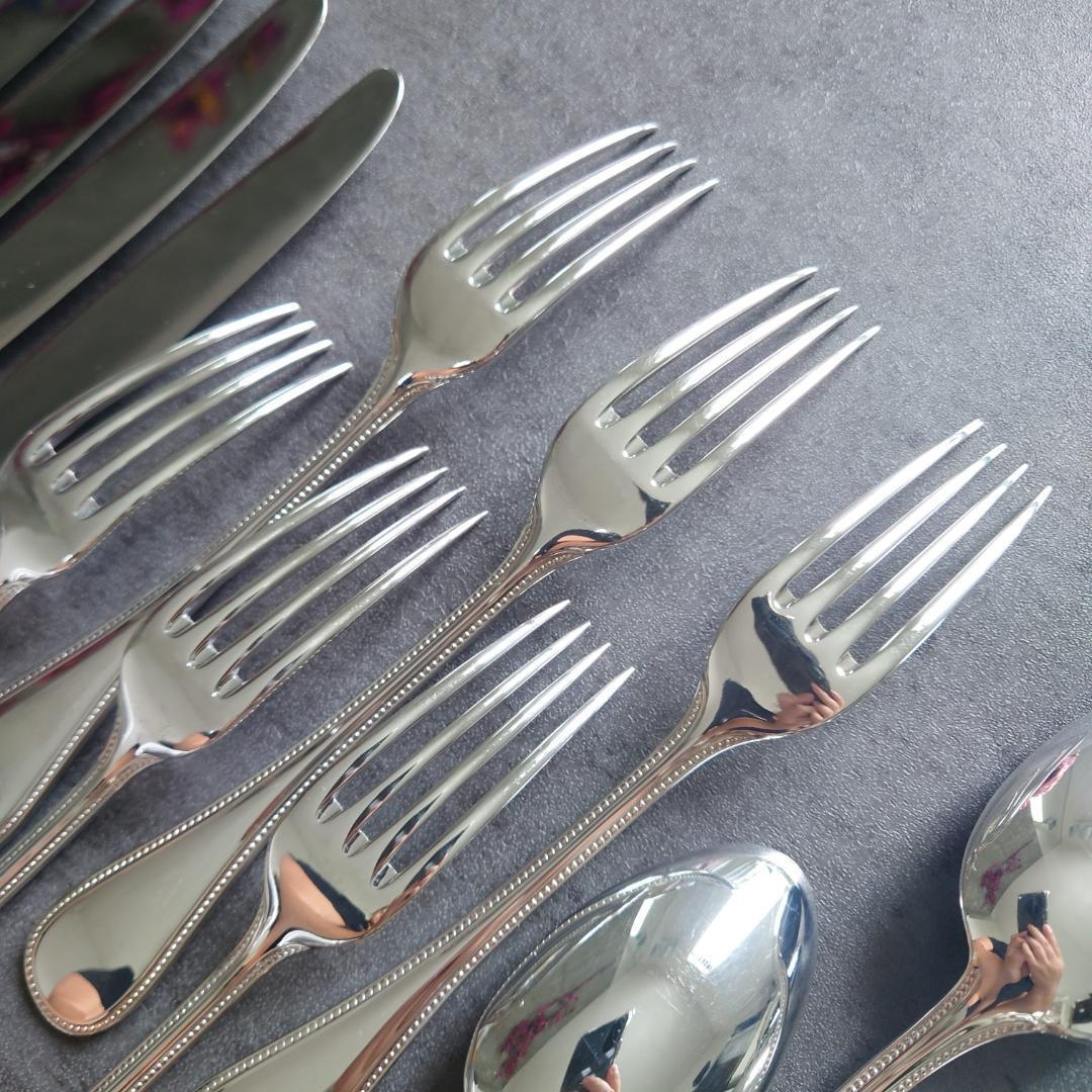 美品 クリストフル パール デザートサイズ 18点