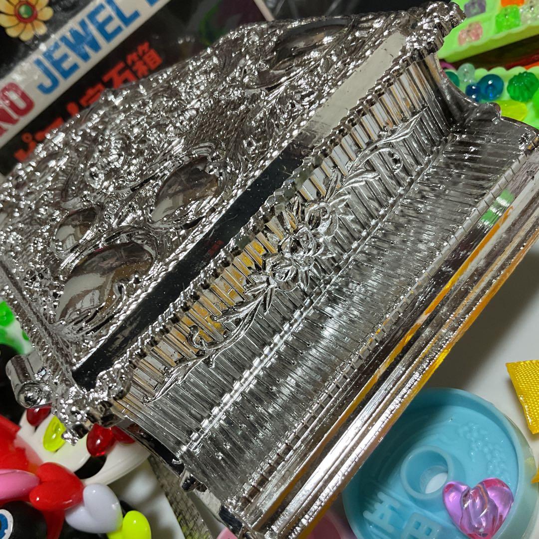 昭和ポップ　大倉トーイ　ピアノ宝石箱　ビーズ　ファンシーグッズ