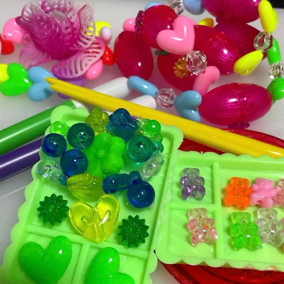 昭和ポップ　大倉トーイ　ピアノ宝石箱　ビーズ　ファンシーグッズ