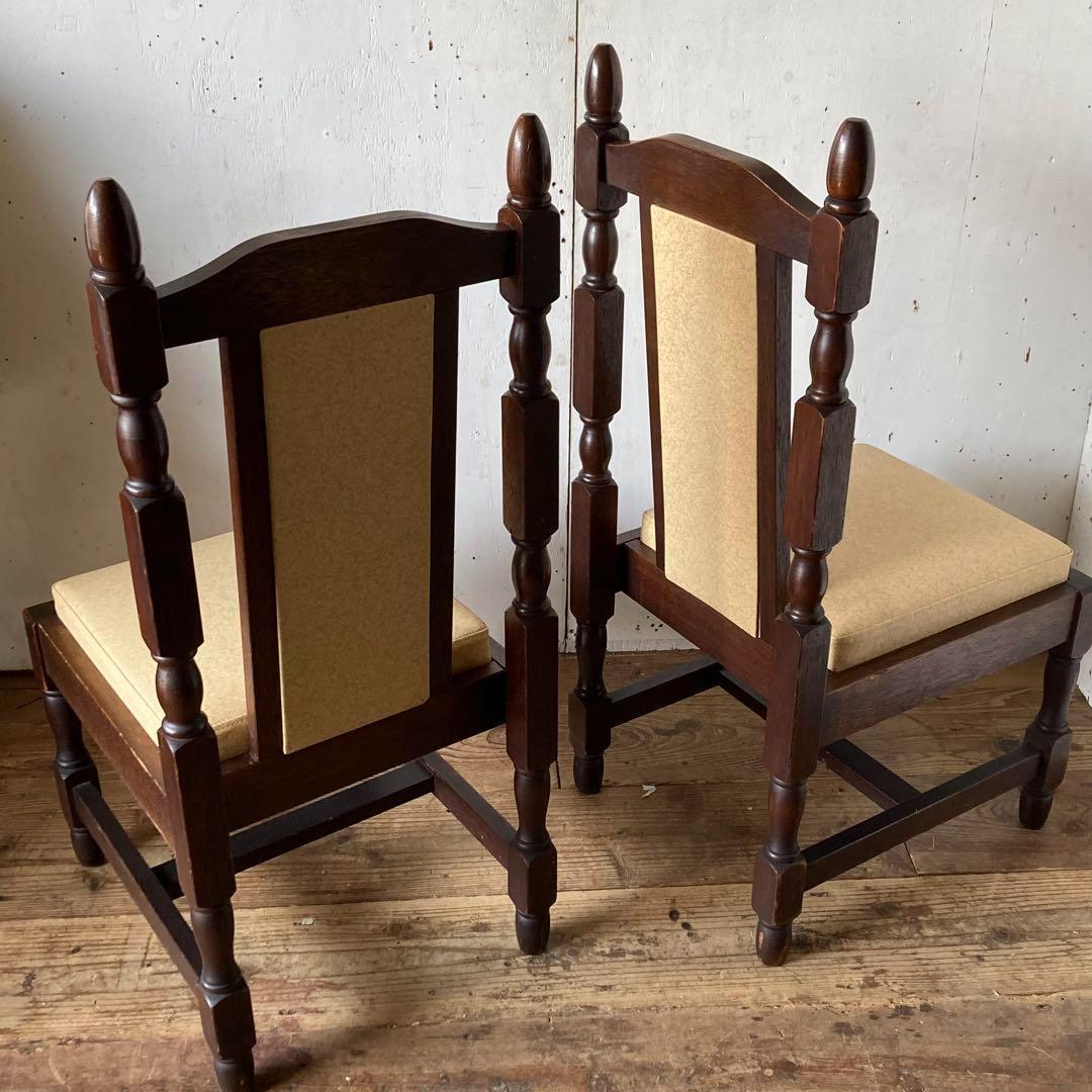 国産ヴィンテージ レトロ喫茶 チェア　木製 アンティーク