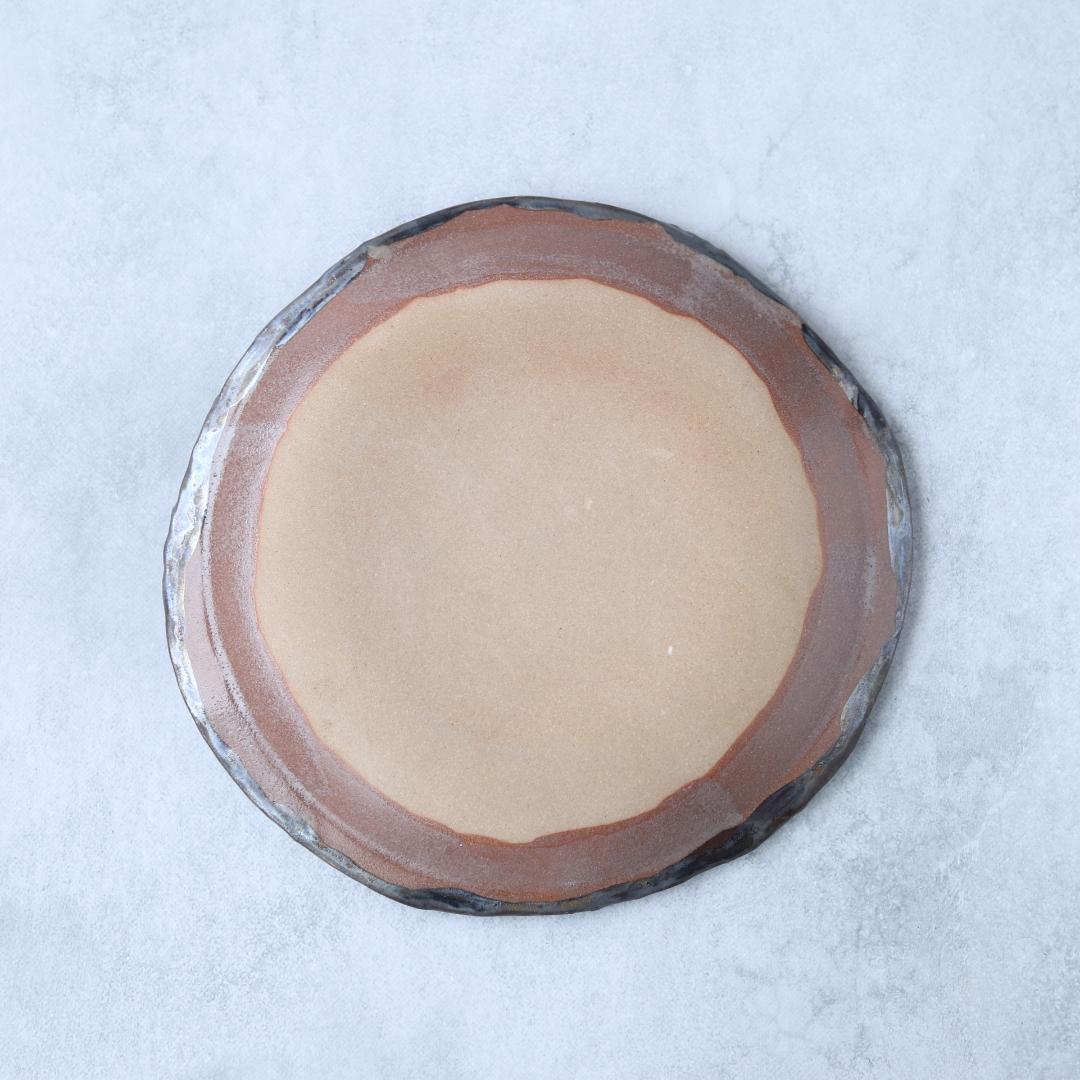 田園風景・丸皿