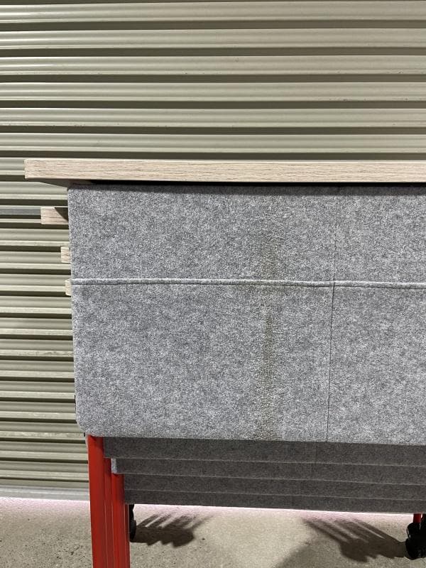 【美品】オカムラ　スプリント　MT40AB MHF9　5台　スタッキングテーブル