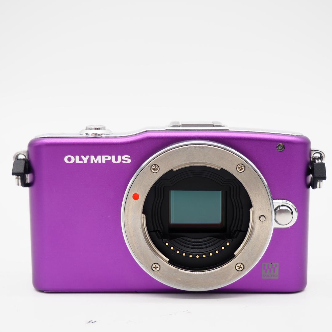 OLYMPUS ミラーレス一眼 PEN E-PM1 パープル