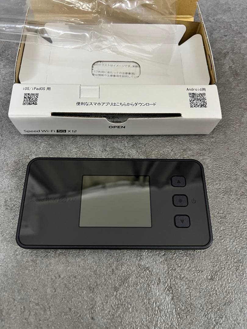 Speed Wi-Fi E8372 X12 ブラック