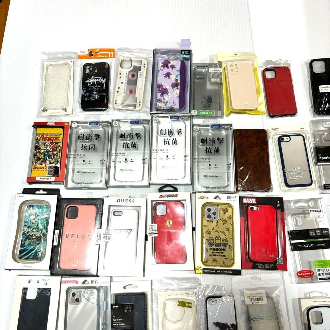 Android iPhone スマホその他スマホケース カバー61個まとめ売り