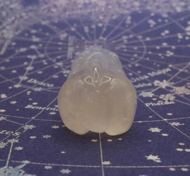 天然石 ムーンストーン 貔貅 ひきゅう ヒキュウ 置物 穴なし
