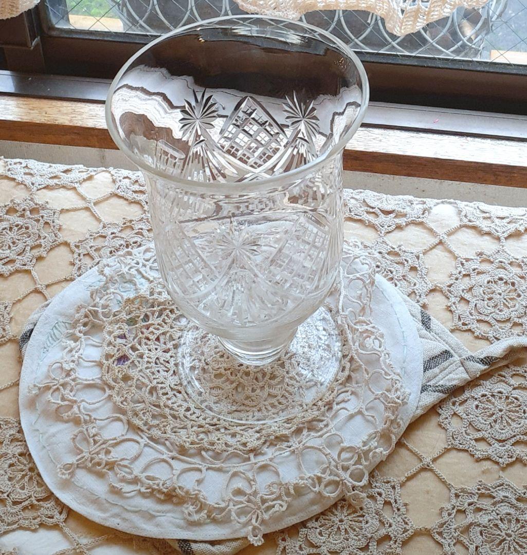 COVENT GARDEN ビンテージ エンボスモチーフ ガラス製花瓶❤︎