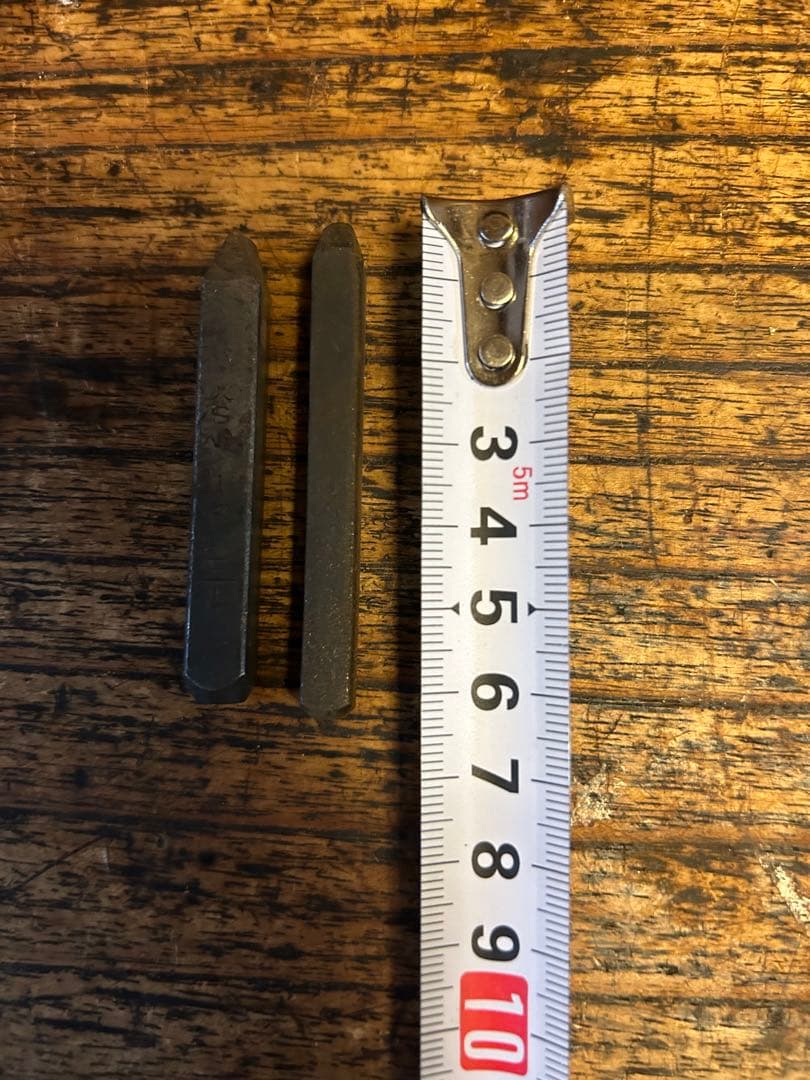 70年代アンティークアルファベット、数字鉄印まとめ売り