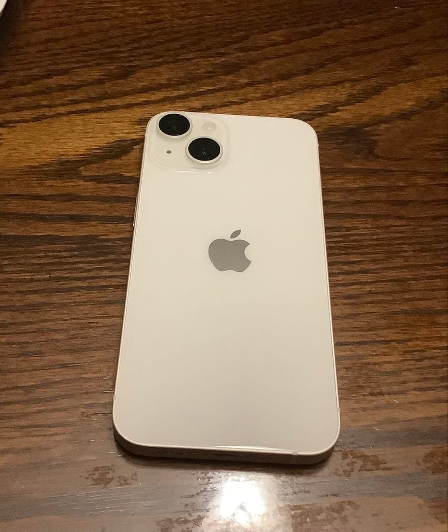 【美品】Apple iPhone 14 ホワイト 128GB SIMフリー