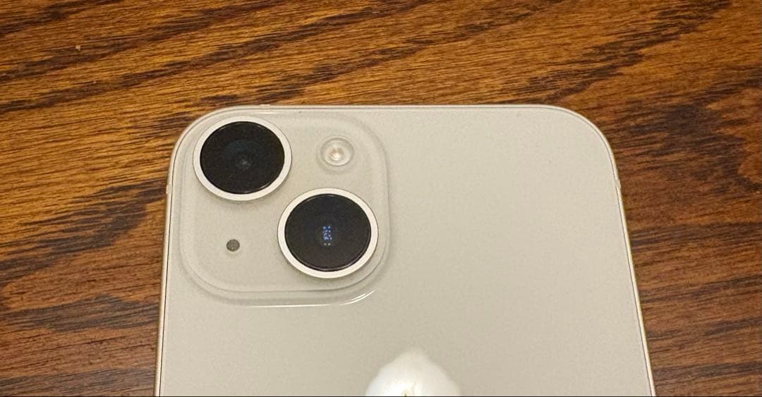 【美品】Apple iPhone 14 ホワイト 128GB SIMフリー