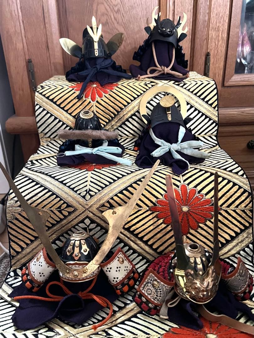 ミニ兜 豆兜 置物 五月人形 12個