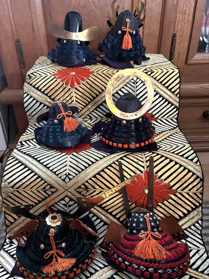 ミニ兜 豆兜 置物 五月人形 12個