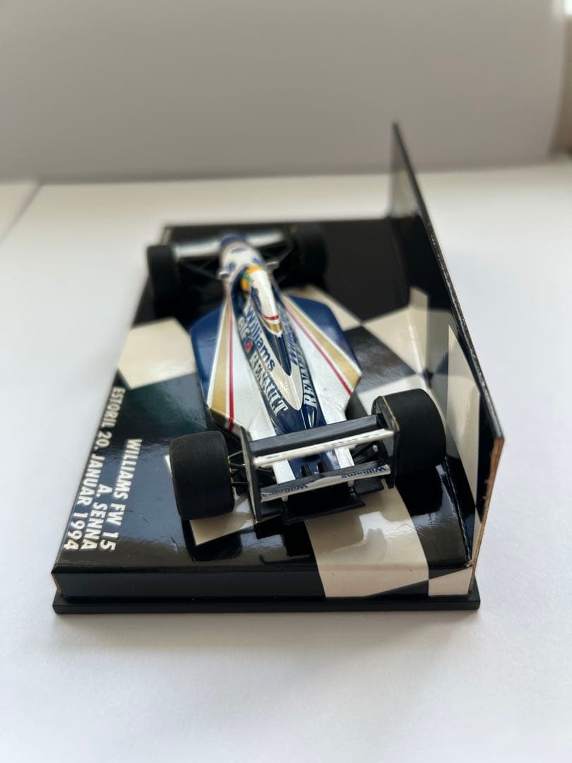 ミニチャンプス 1/43 ウイリアムズ ルノー　FW15 アイルトン•セナ 限定