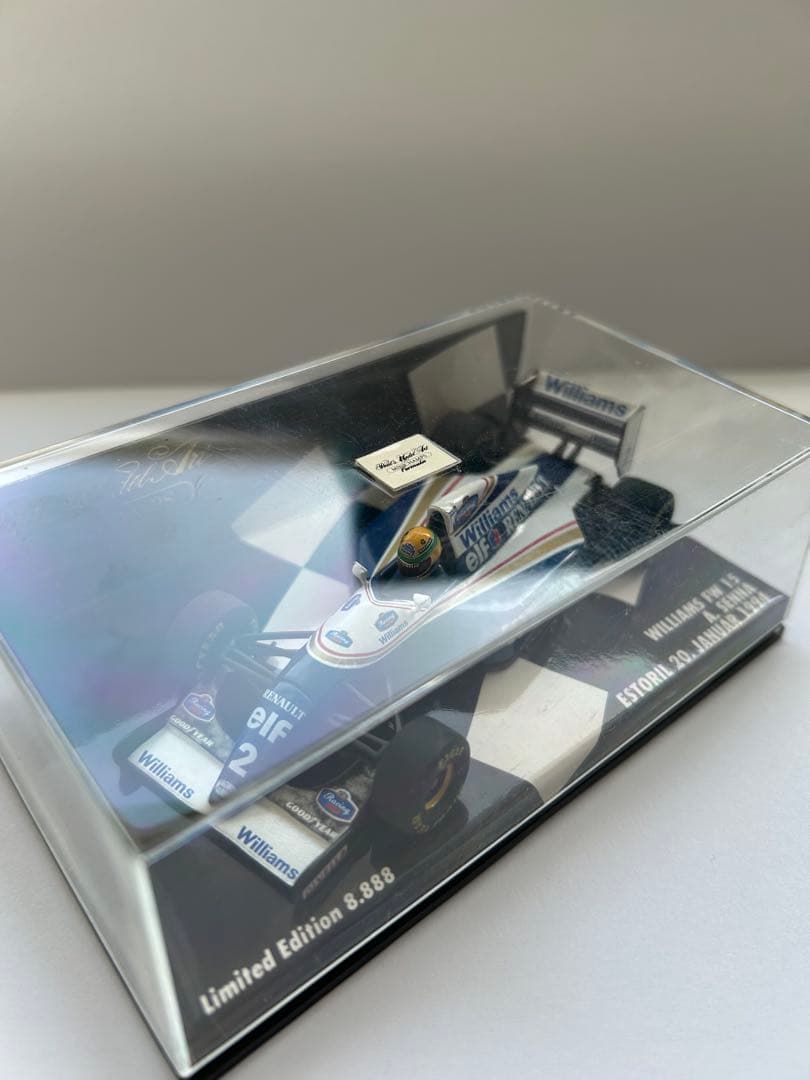 ミニチャンプス 1/43 ウイリアムズ ルノー　FW15 アイルトン•セナ 限定