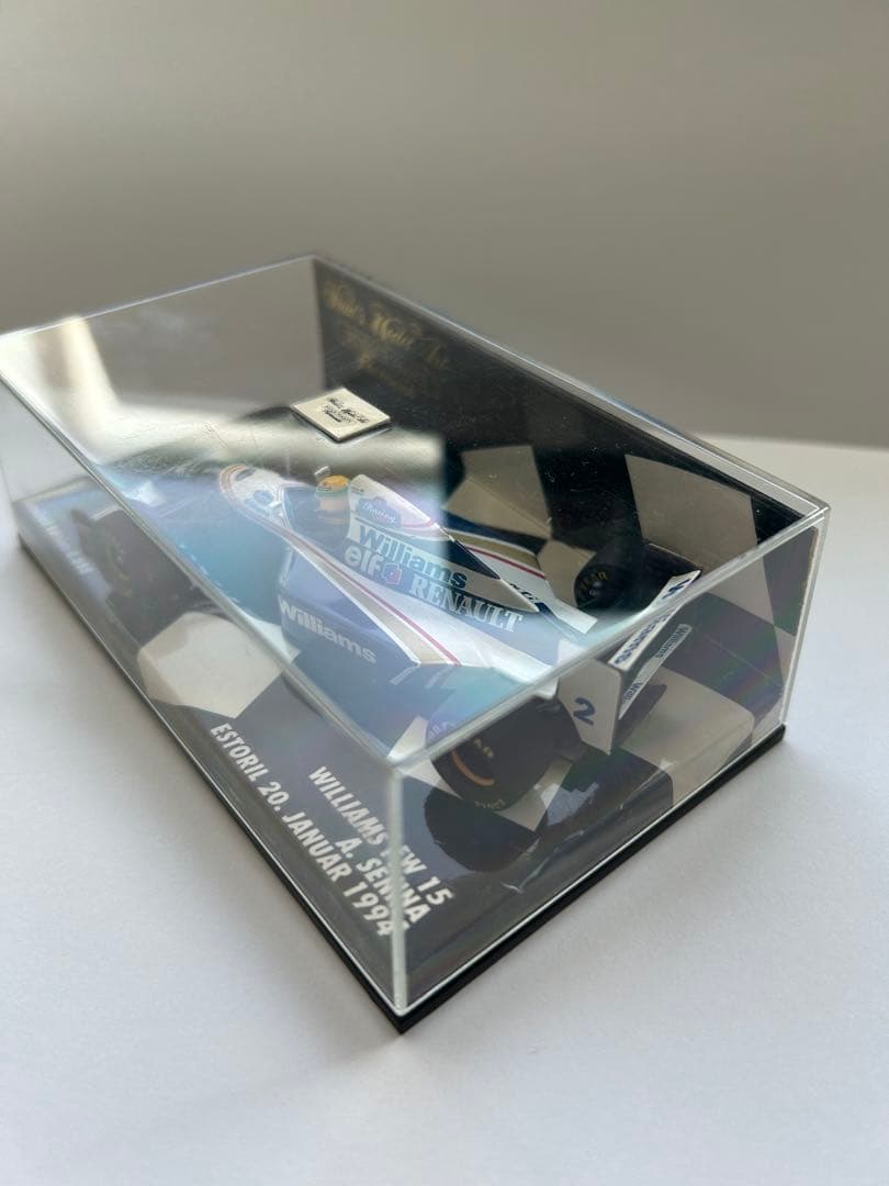 ミニチャンプス 1/43 ウイリアムズ ルノー　FW15 アイルトン•セナ 限定