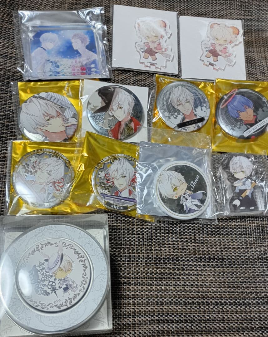 ツキウタ。霜月 隼　特典 ノベルティ 缶バッチ ポスカ　纏めて