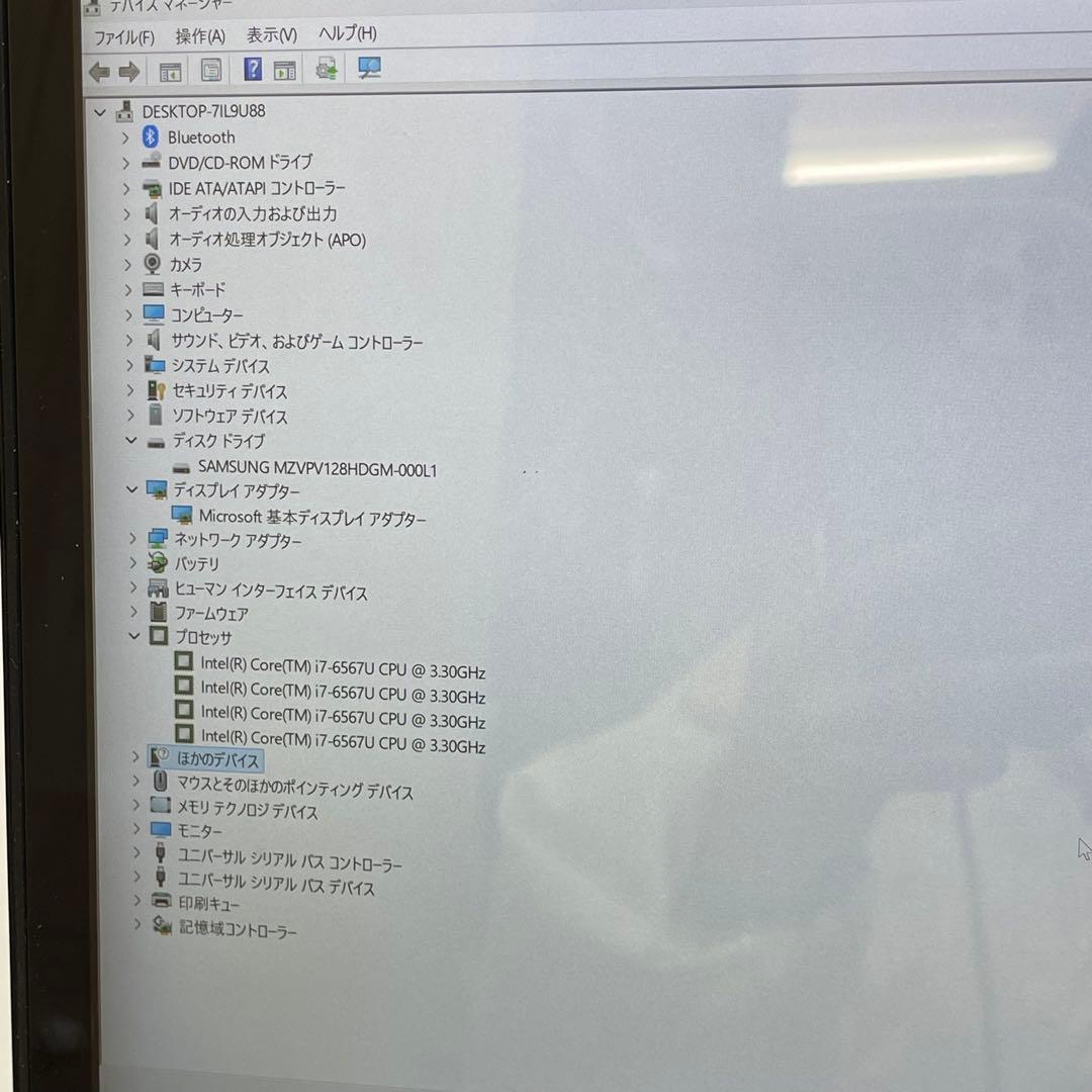 Windowsノート本体 NEC LAVIE Direct i7-6567U 8GB SSD128GB